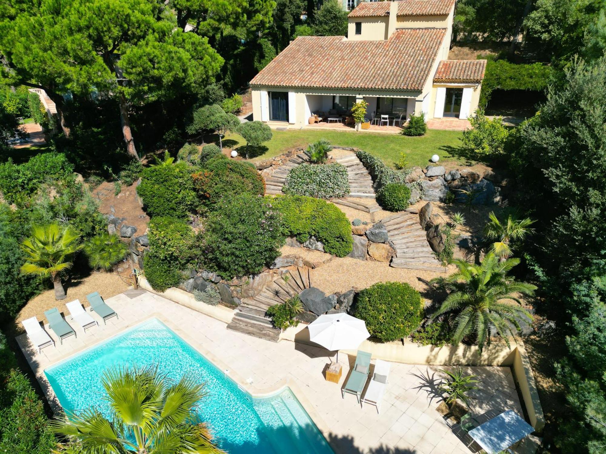 לה קרואה-ואלמר Villa Boca A Gigaro - Avec Vue Et Piscine Chauffee מראה חיצוני תמונה